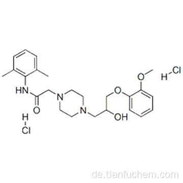 1-Piperazinacetamid, N- (2,6-Dimethylphenyl) -4- [2-hydroxy-3- (2-methoxyphenoxy) propyl] -, Hydrochlorid (1: 2) CAS 95635-56-6